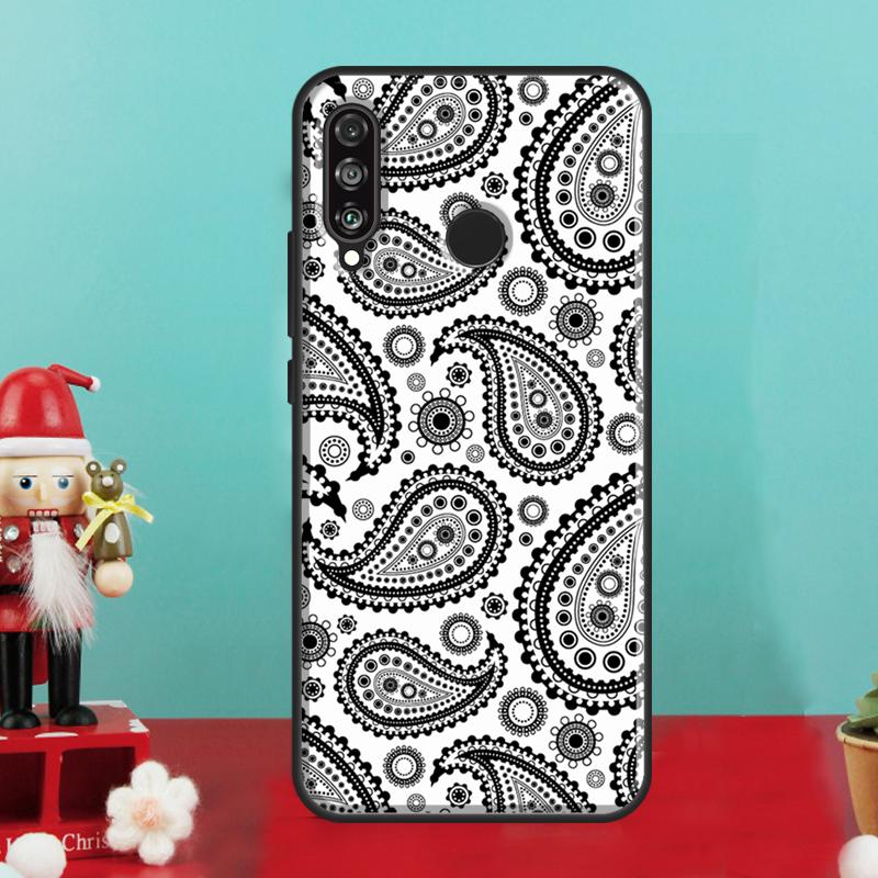 Bandana Seamless Pattern For Huawei Nova 12i 12s 11i 5T Y90 Y70 Y60 Y61 Y91 Y72 9 10 SE P60 Pro P20 P30 P40 Lite Case