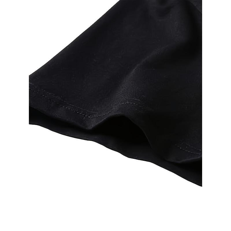 Europäische Größe Damen Freizeit-T-Shirt Schwarz mit buntem Katzenpfoten- & Herz-Print, Kurzarm Rundhals Oberteil, Leicht für Frühling & Sommer