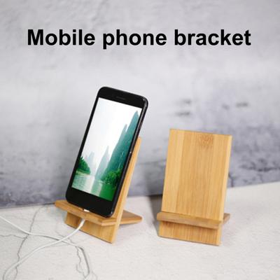 Mobile Phone Holder Wooden Universal Multifunctional Reusable Steady Anti-slip Portable Desk Cell Phone
