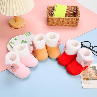Baby Shoes, Winter Thick Warm Cotton Shoes, Men's And Women's Baby Walking Shoes