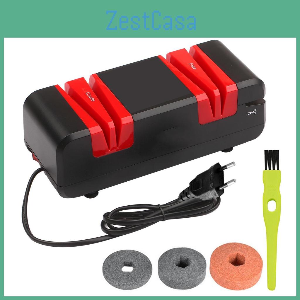 Multifunction Automatic Knife Electric Scissors Sharpener For Kitchen Use