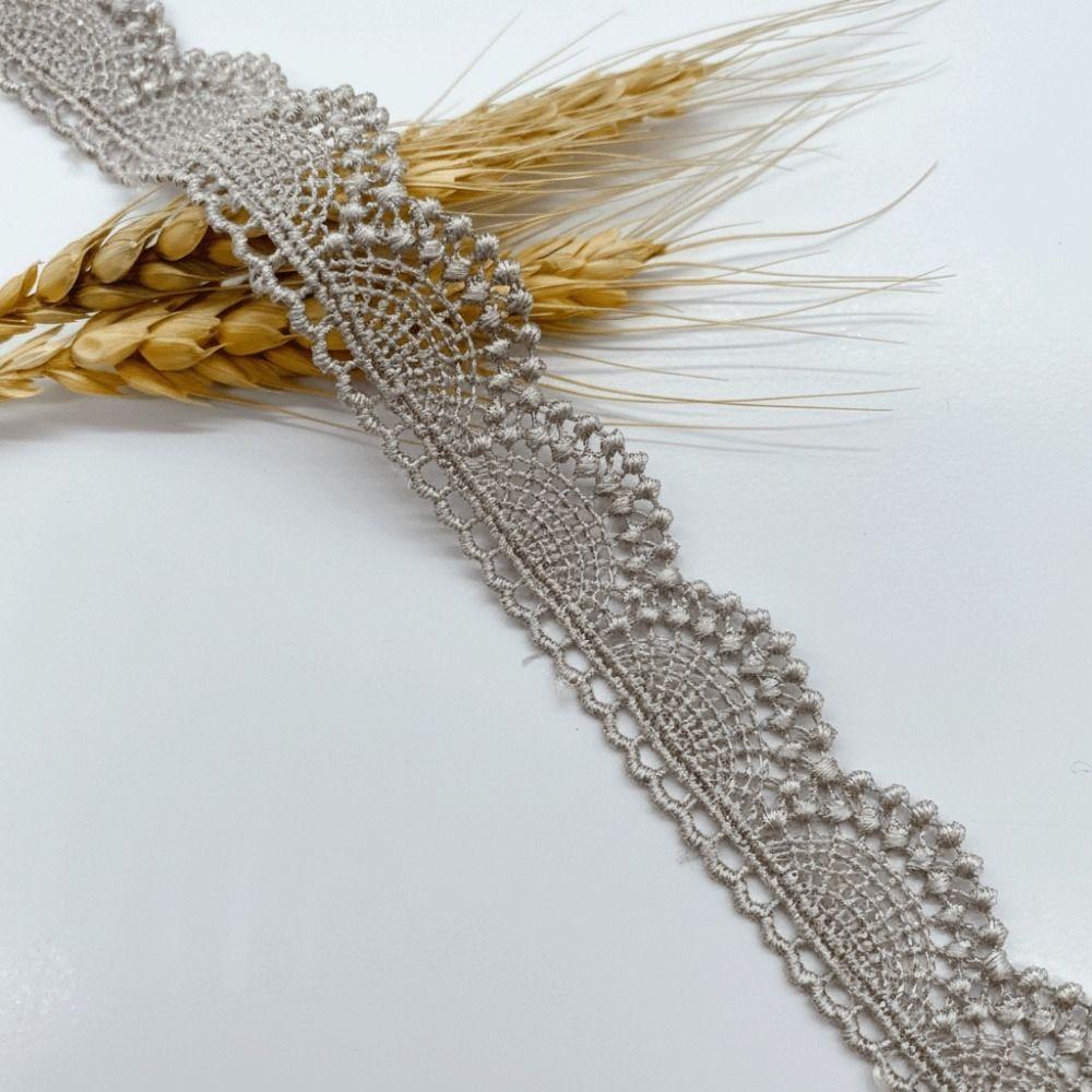 15 Yds Passamaneria in Pizzo Forma Semicircolare Accessori Fatti a Mano Pizzo Ricamato Scollatura Colletti