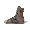 Originals Melting Sadness X  Superstar Series Rabbit Hole Series Classic Shell Toe High Top Sneakers Unisex Sneakers Brown FZ6577
