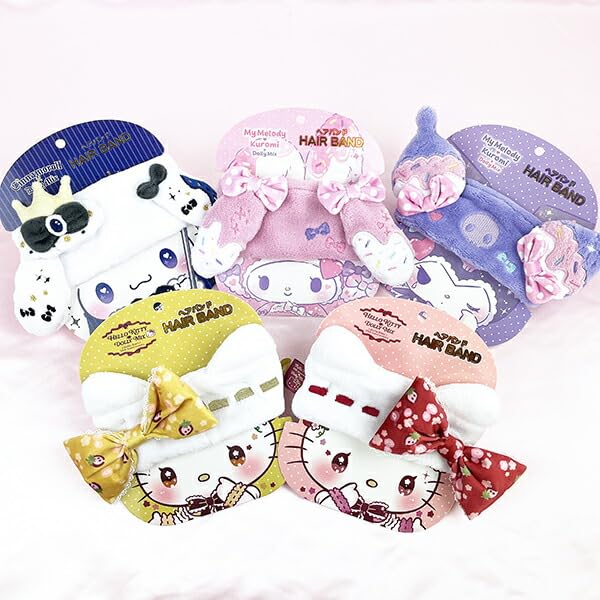 [Perfect World Tokyo] Sanrio Sanrio Figuren x DOLLY MIX Haarband Make-up Waschraum Badezeit Mimi ** Kostenlos