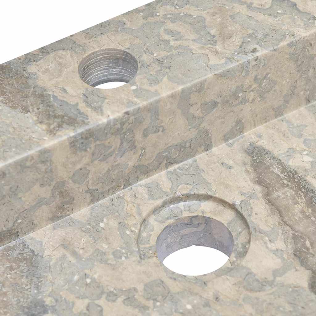 Washbasin Gray 58x39x10 Cm Marble