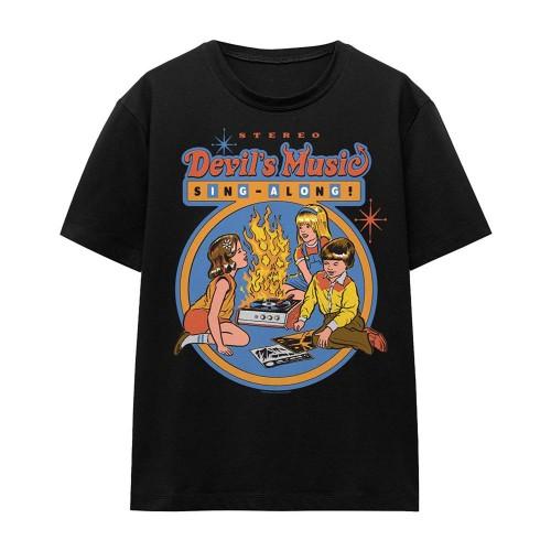 Steven Rhodes Womens/Ladies Devils Music Singalong T-Shirt