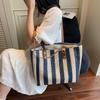 Strohtasche Damen Strandtasche Schultertasche Gewebte Tasche Pendler Große Kapazität Tragetasche