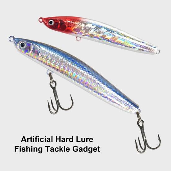 14g9cm Bait Looking Bionic Realistic Treble Hook Design Vibrant Color 3d Fish Eyes Streamline Artificial Hard Lure Fishing Tackle Gadget