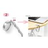 Portable Folding Multi-Purpose Hooks Bag Crystal Alloy Purse Bag Holder Hanger Handbag Hook Table Hook Circle Shape