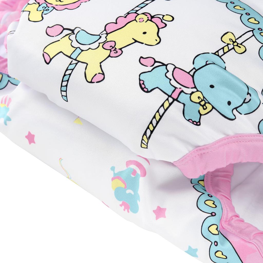 LittleForBig Adult Silky Training Pants Comfortable with a Stretch Size S (Circus) - Absorbent, Leak-Resistant, Breathable, Waist, Washable, Pink,