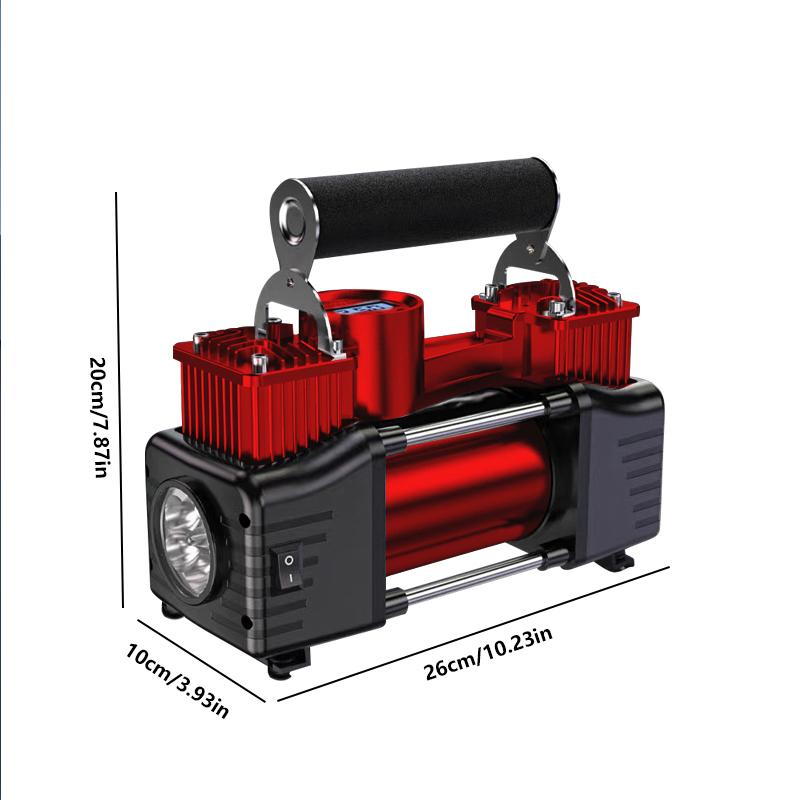 Brichetă Afișaj digital inteligent Motor 540 Cilindru unic Compresor de aer Anvelopă auto portabil indicator de anvelope pentru sarcini grele