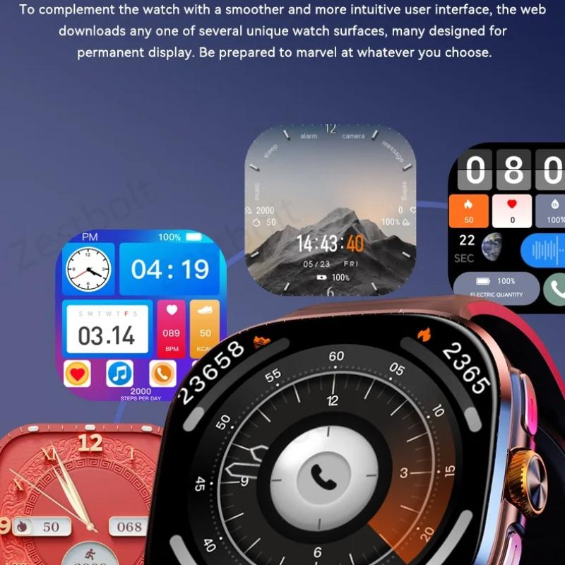 Nowy Smartwatch M99 Wersja Komórkowa 5G 2,4-calowy Amoled Większy Ekran Zegarek Smart Android z Obrotową Kamerą Gniazdo Karty SIM WIFI