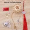 DIY Mid-Autumn Festival Handmade Lantern Bamboo Frame LED Light Portable Chinese Style Lantern Traditional Festival Light Home Decoration