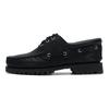 Timberland Authentic Travel Outdoor Comfortable Versatile Boat Shoes Men Shoes Black A2PDQA3L