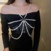 Y2K Jewelry Multilayer Pearl Waist Chain Tassel Belly Chain Sexy Body Chain  Dress Accessories