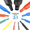 220V MINI Heat Gun and Polyolefin Heat Shrink Tube Assorted Insulation Shrinkable Tube 2:1 Wire Cable Sleeve Assortment