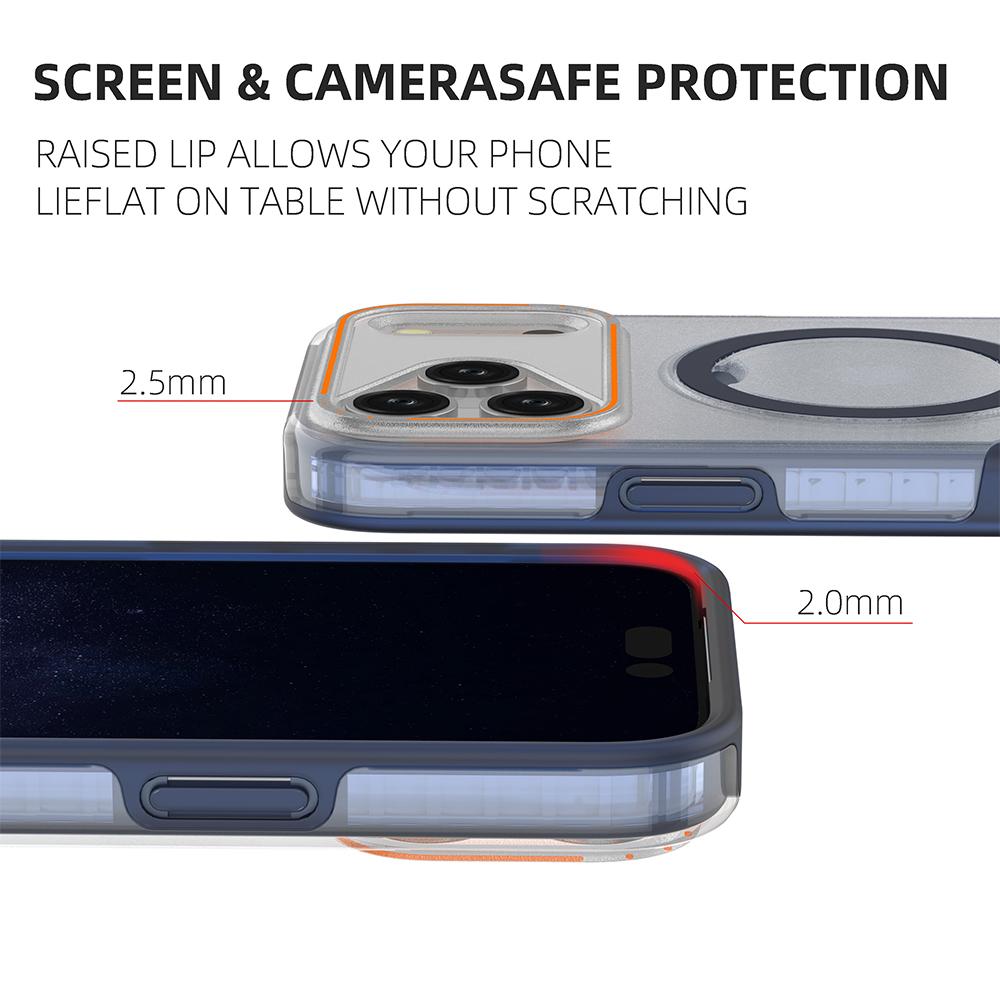 3-in-1 For Magsafe Magnetic Metal Ring Stand Matte Case For iPhone 17 Air 16 15 14 Plus 12 13 17 Pro Max 16e Protector Cover