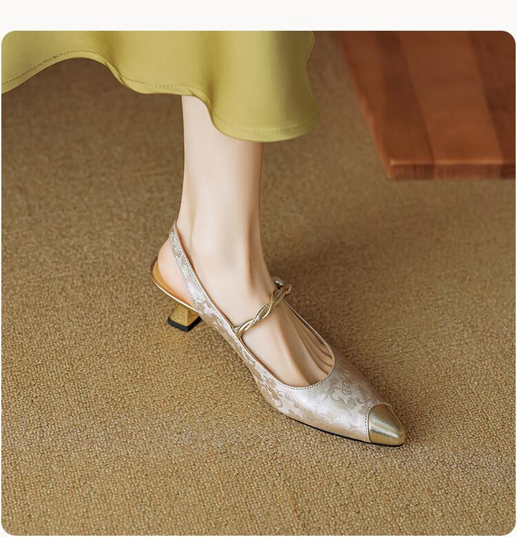 

Новые сумки сандалии женские новые металлические с острым носком тонкий каблук темперамент высокие каблуки с юбкой туфли Мэри Джейн 39 абрикосовый