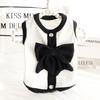 Luxury Dog Dress for Small Dogs Spring Dog Clothes Black Bow Pet Puppy Vest Cat Princess Skirt Chihuahua Bichon Pet Dog Apparel
