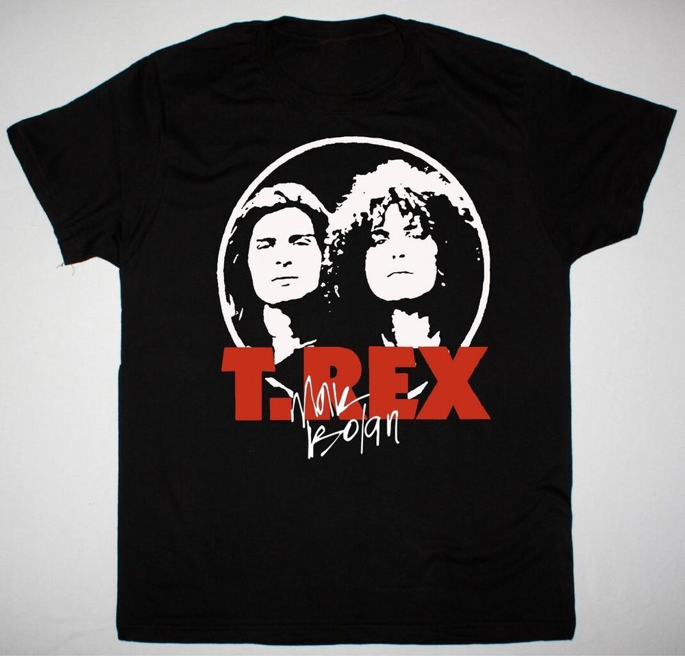 Vtg T REX Marc Bolan Music Lover Heavy Cotton Black T Shirt Unisex S-5XL BL127 Unisex T-Shirt XXXXL