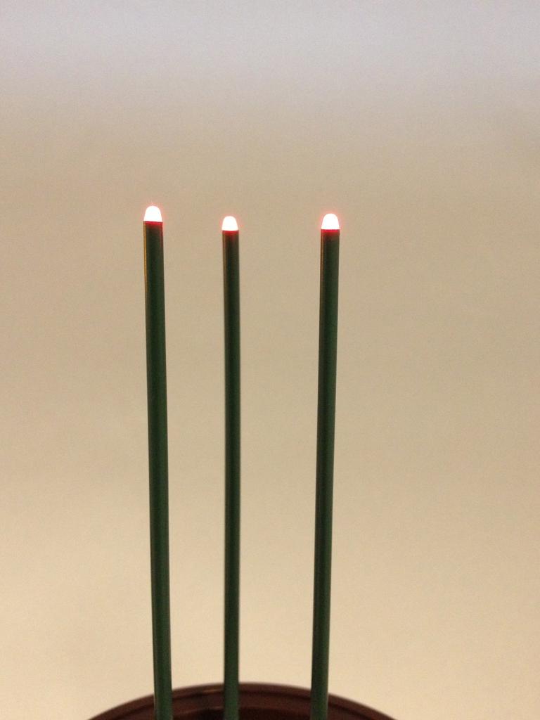 Safe Incense Sticks, Medium, Brown (Height 14.5cm X Diameter 8.1cm)