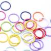 DIY Jewelry Accessories: Colored Baking Paint Embossed Rings (2,000/pack), featuring Round, Open, Single, and Twisted Flower Designs.