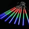 Outdoor Solar Meteor Shower String Lights - Holiday Decoration for Trees & Streets