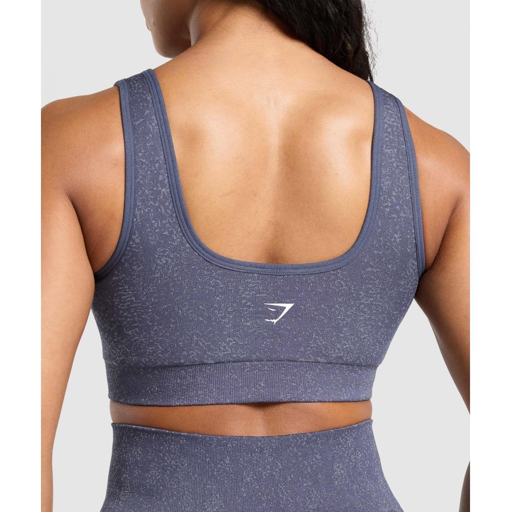 Gymshark Adapt Fleck Sports Bra Weighted Purple Metal Purple B9a7h Pb8x