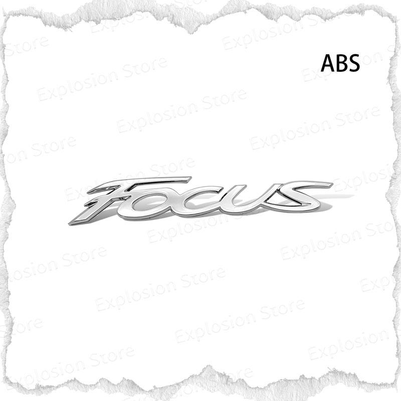 Car Decor 3D ABS/Metal Car Letter Rear Bumper Trunk Decals Emblem Sticker For Ford Focus Logo MK1 MK2 MK3 MK4 Fiesta Ranger