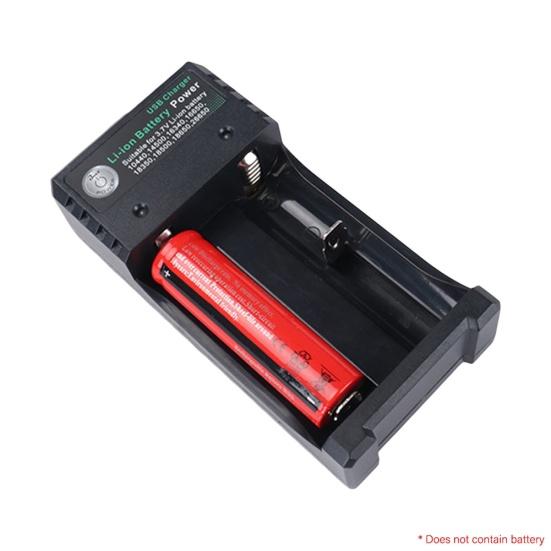 Dual Slot 3.7V 14500 26650 16650 18650 Li-ion Battery Charger with LED Indicator