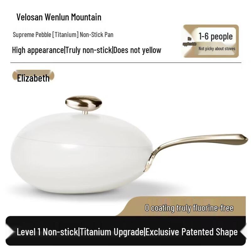 Velosan Pebble Titanium Non-stick Wok