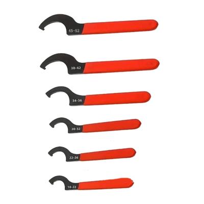 High Carbon Steel Formed Spanner Adjustable Wrench Tool Kit Having Ergonomic Handle And Special Hook Head for Loosening