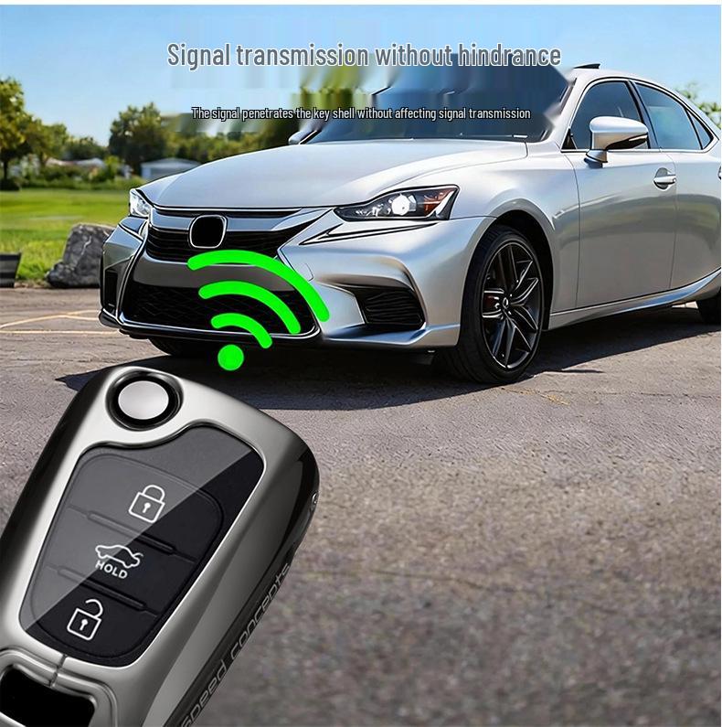 Compatible Keychain Cover for Older Beijing Hyundai Reina (2011/2014/2015) Elantra/Reyland/Langdong Models