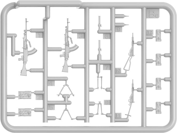 Miniart 1/35 British Tank Crew and Infantry Weapons Set Plastic Model Kit MA35361