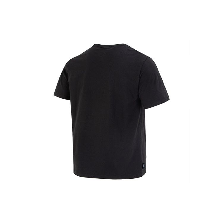 Puma Embroidered Logo Sporty Loose Breathable Short Sleeve T-Shirt Men Tops Black 621987-01