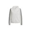 3-Stripes Hooded Training Jacket Women Outerwear White GQ0594