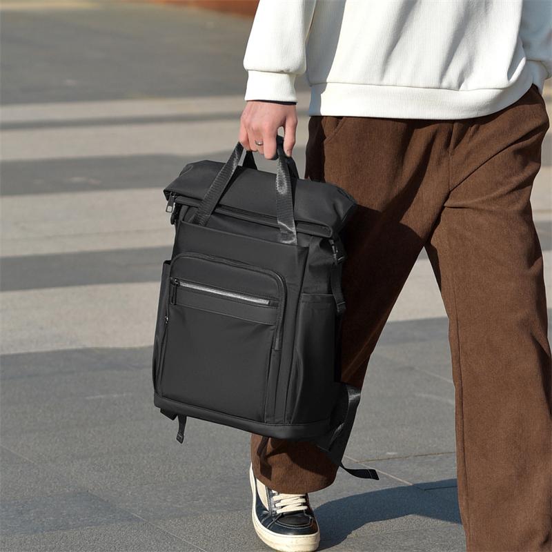 Men's Business Backpack Large Capacity Student Schoolbag Travel Backpack