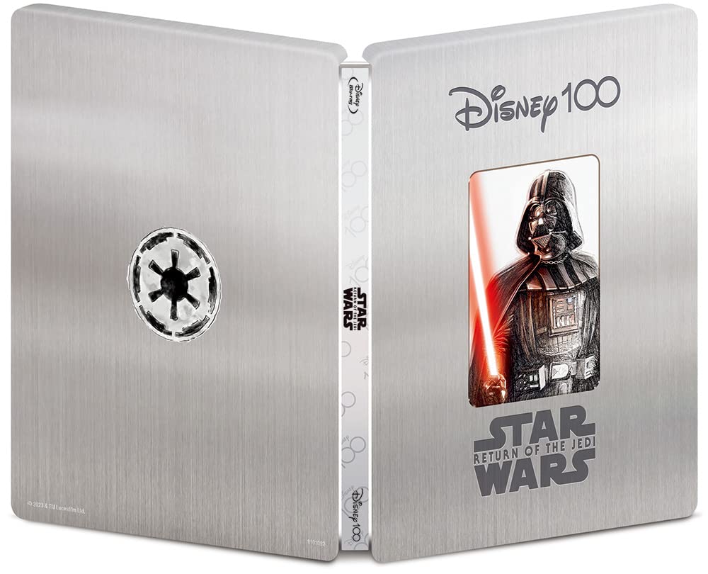 Star Wars-avsnittet Jedins återkomst 4K UHD MovieNEX Disney100 Steelbook ULTRA HD Digital kopia MovieNEX VI [4K + Blu-ray + + Världen] [Blu-ray]