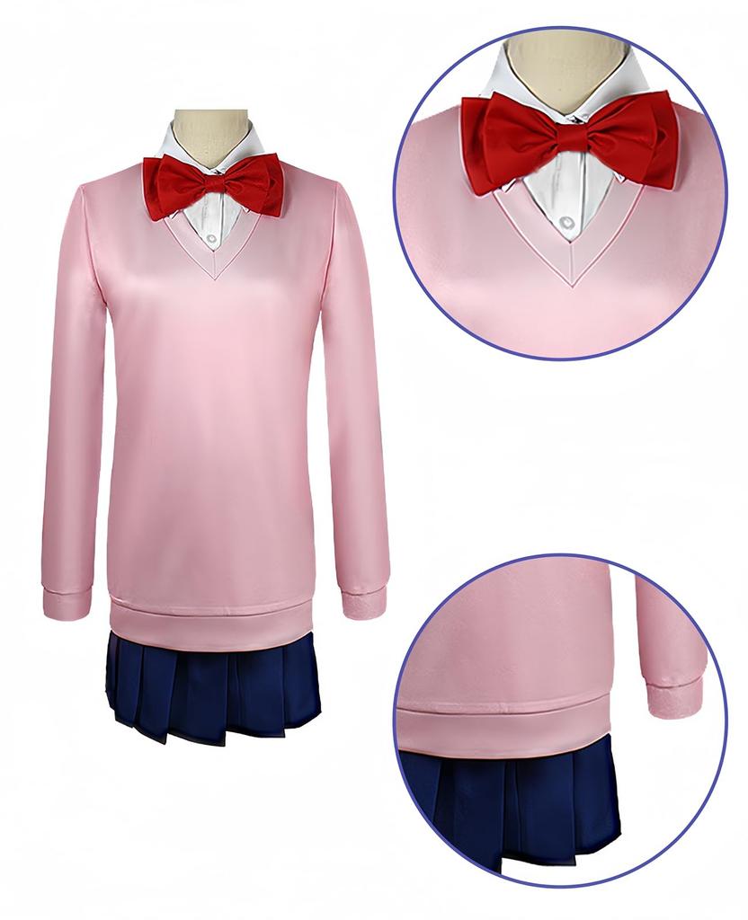 Dandadan Cosplay Momo Ayase Cosplay Ayase Momo Cosplay Costume for School Festivals [NOKIJP] Costume, Costume, Events, Halloween, (Momo Ayase, XL)