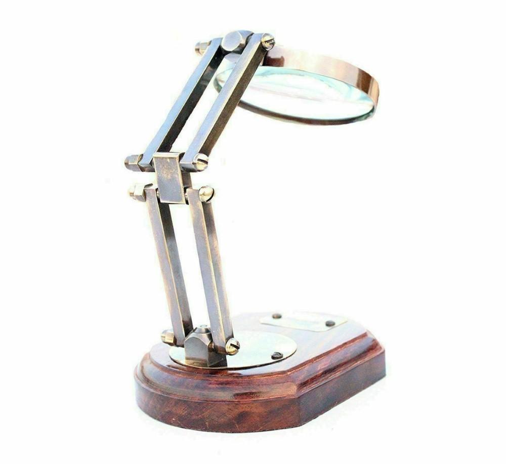 

Морський настільний лупа Дерев яна основа Складна збільшувальна лінза M аеро