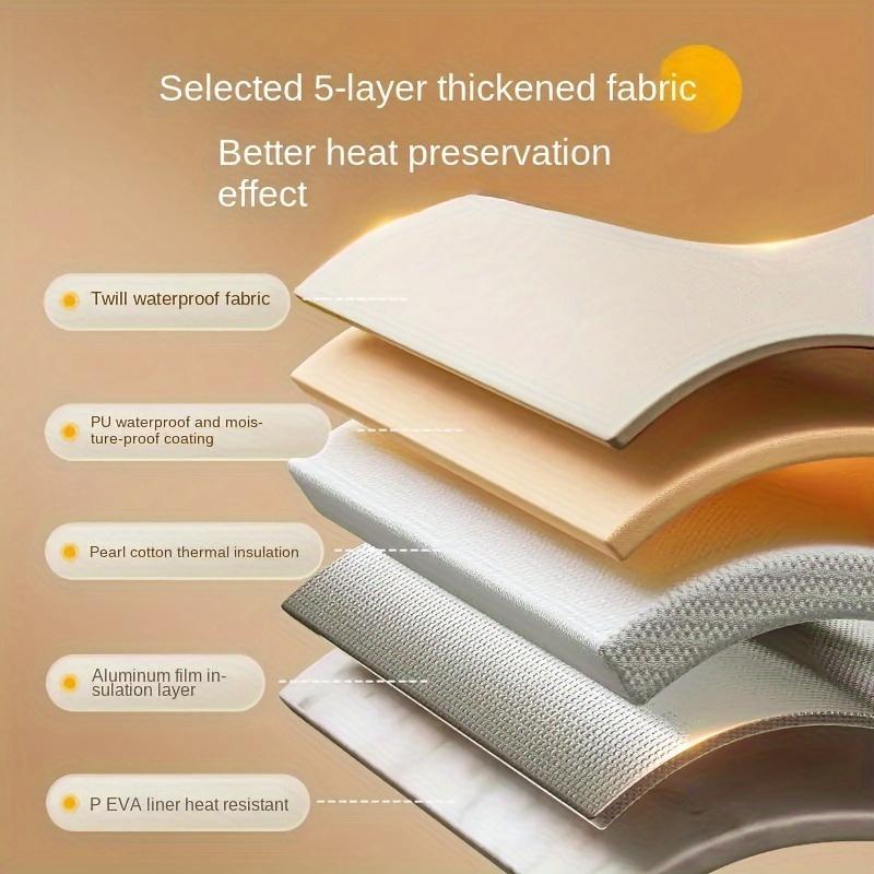 Draagbaar Opvouwbaar Voetbad met Warmtebehoud - Multifunctioneel Diep Bassin, Geïsoleerd met Aluminiumfolie, Geurloos,