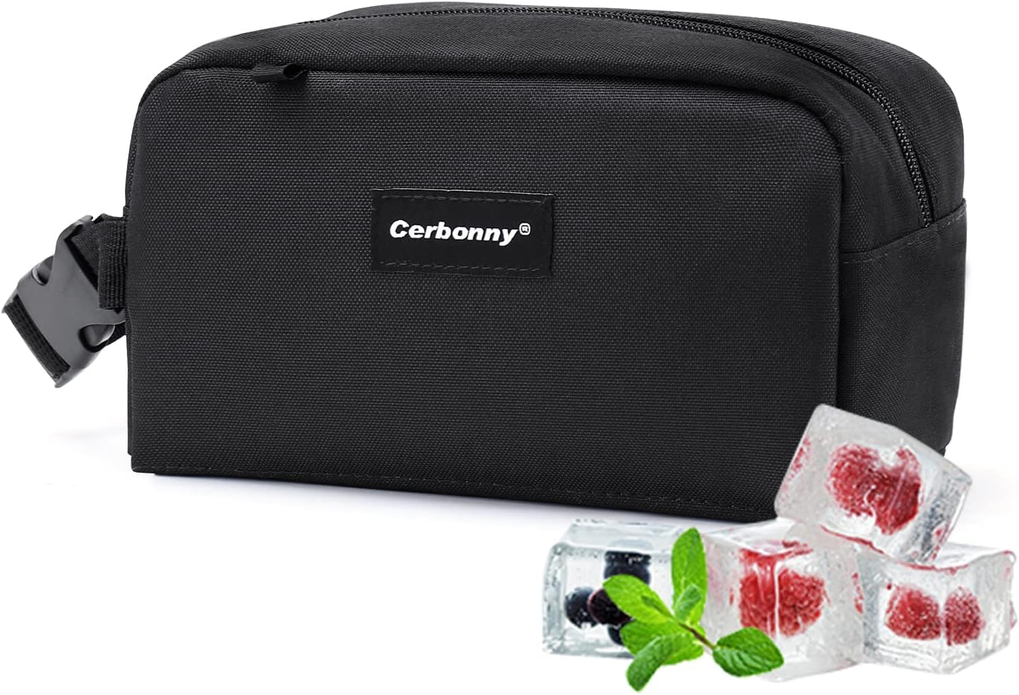

Small Insulated Cooler Bag with Ice Packs, Suitable for Adults and Children, Long-Lasting Cooling, Mini Lunch Bag, Rice Ball Pouch, Perfect for