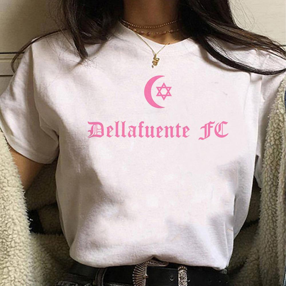 Summer Dellafuente Women T Shirts Printed Tops Y2K T-shirts Girl Funny Clothes
