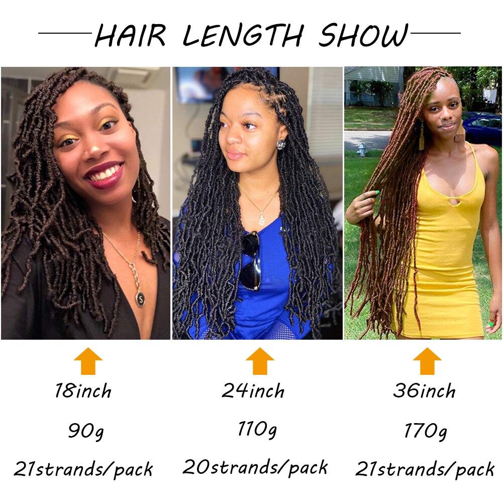 18 inches soft locs