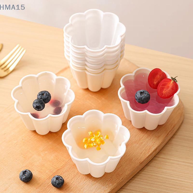 1/4Pcs Pudding Mould Bakeware Reusable DIY Jelly Pudding Cake Mold Plastic Jelly Mold Baking Tool Cake Mold Bread