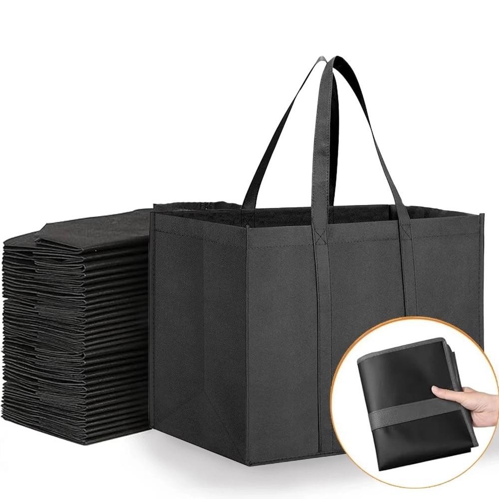 Reusable Grocery Shopping Bags Large Clothes Tote Bag Non-woven Bag For Shopping Groceries