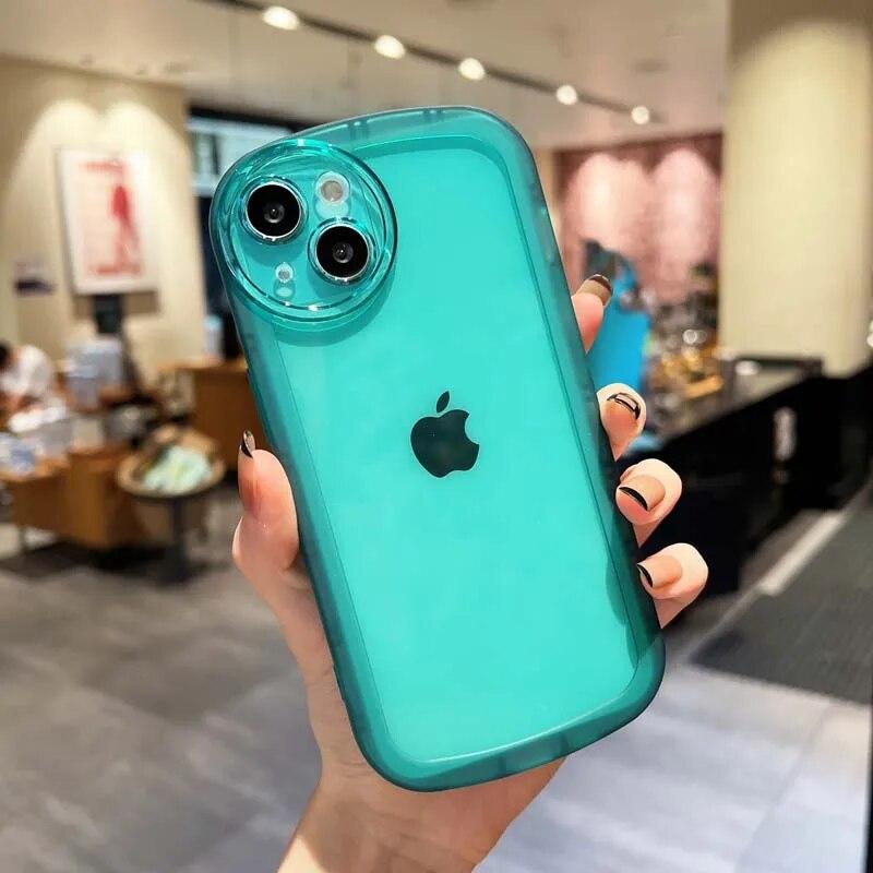 Suitable for iPhone 13 12 11 14 15 Pro Max XS XR X 14 Pro 11 Transparent Drop Protection Case 7 8 Plus Soft Case New