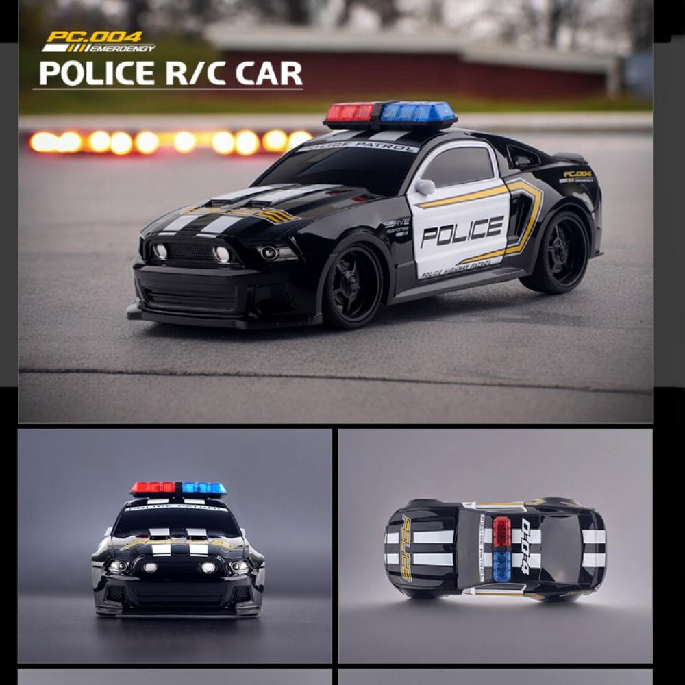 Mașinuță Poliție CK RC Jucărie Funcțională, Culori Asortate, 1 Set