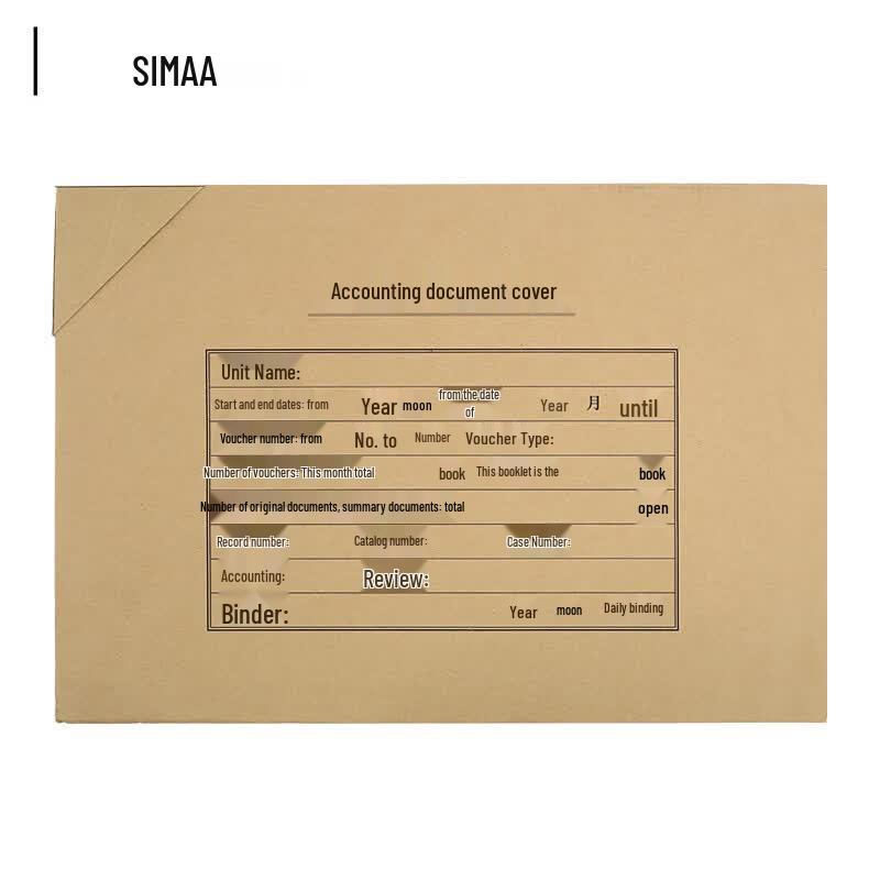 Xima A4 Horizontal Voucher Cover