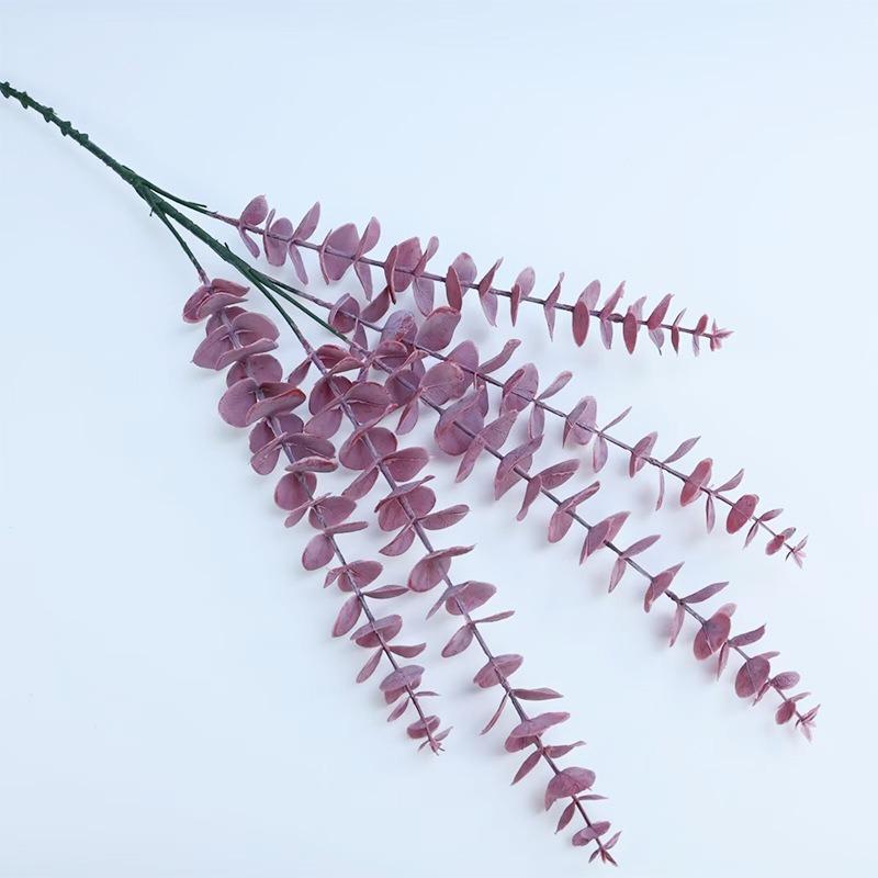Simulation Green Plant Eucalyptus Leaf Home Decoration Desktop Flower Arrangement Plastic Fake Flower Wedding Flower